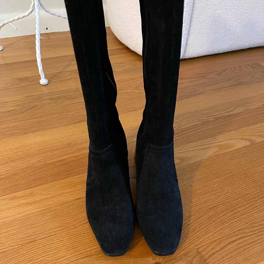 Blondo suede knee high Tessa boots- waterproof